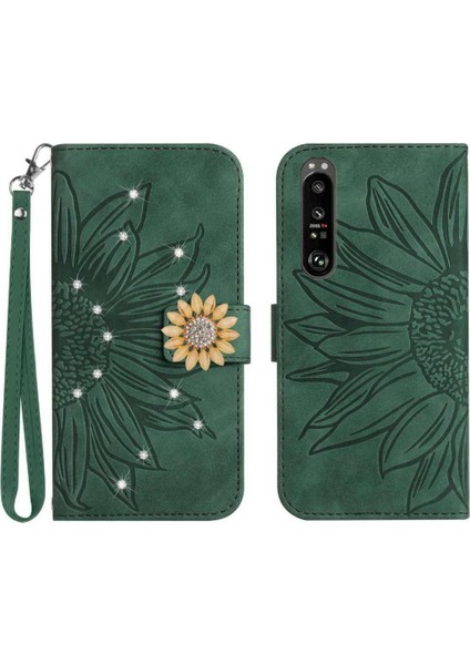 Sony Xperia 1 Vı Için Kılıf Kart Tutucu Flip Cüzdan Kredi Kartı Pu Deri (Yurt Dışından)