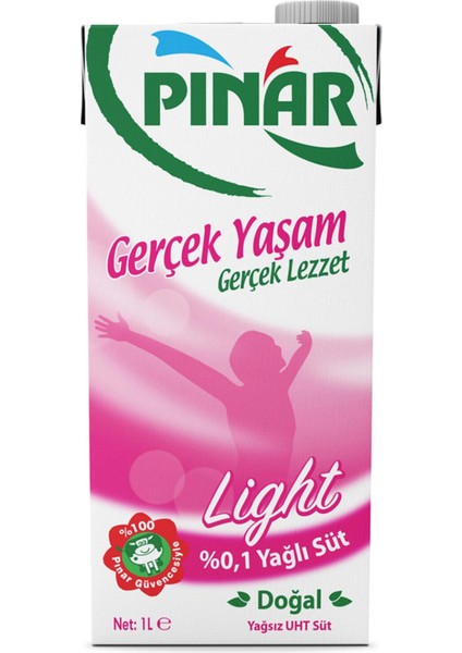 Light Süt 1 lt x 6 Adet