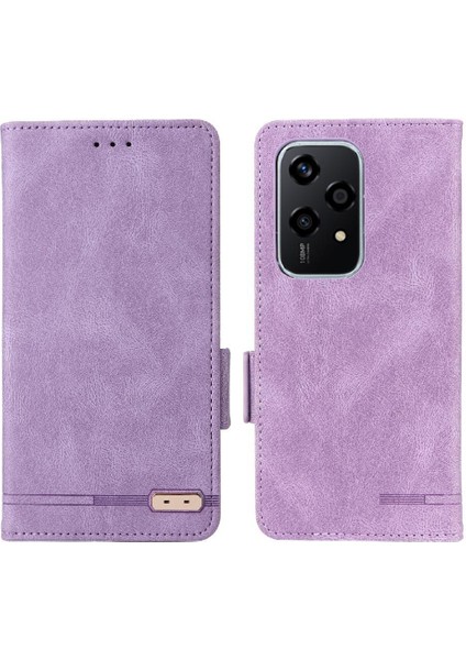 Onur Için Flip Case 200 Lite Kapak Kart Tutucu Kickstand Manyetik Cüzdan (Yurt Dışından)