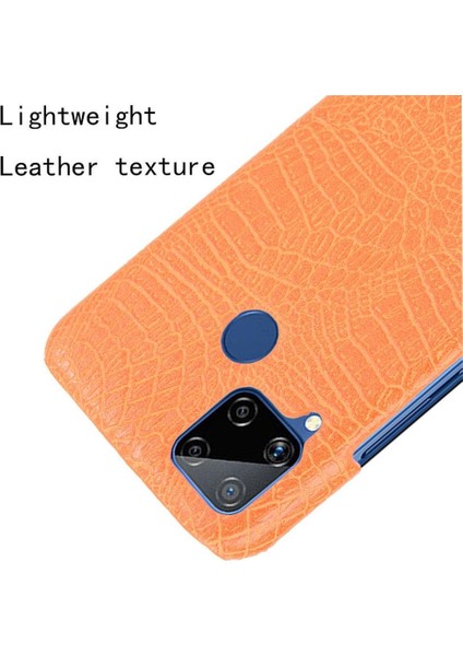 Realme C15 Anti Scratch Klasik Timsah Moda Için Şık Klasik Durumda (Yurt Dışından) fırsatları