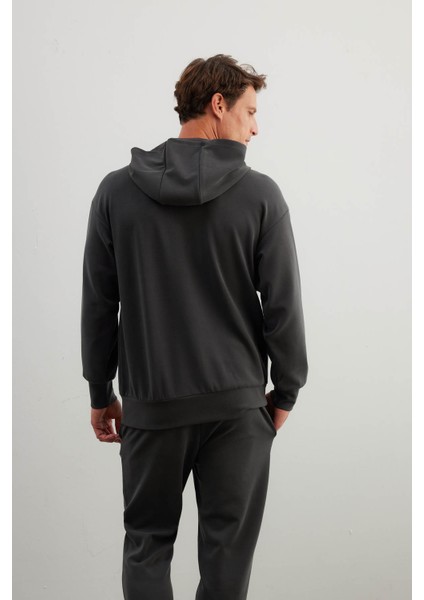 Erkek Soft Touch Fermuarlı Sweatshirt Pantolon Takım fırsatları