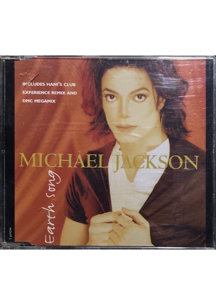 CD Michael Jackson Earth Song 2 Şarkılık Maxi Single CD