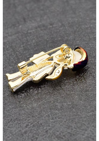 Esmer Kız Doktor Hemşire Modelli Mineli Yaka Iğnesi Broş modelleri