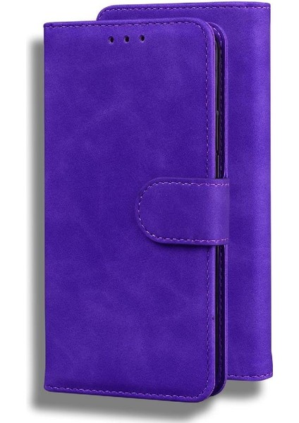 Realme Gt 6 Için Flip Case Standı Tutucu Premium Pu Deri Manyetik Kart (Yurt Dışından)