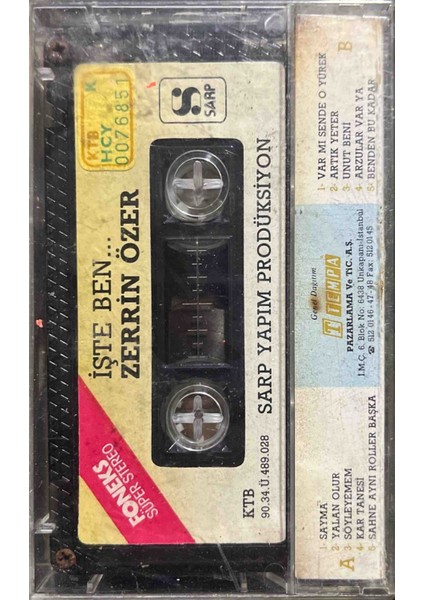 Işte Ben Zerrin Özer Kaset