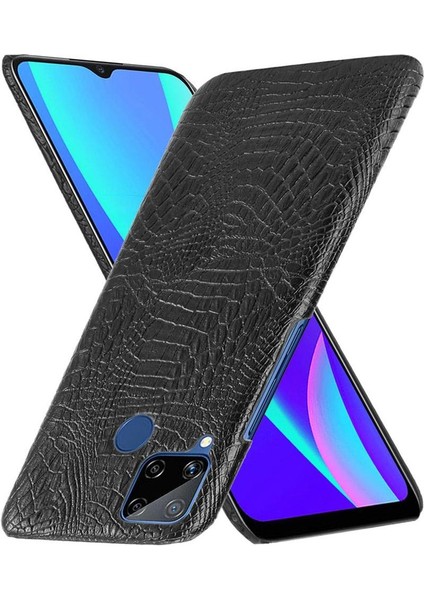 Realme C15 Anti Scratch Klasik Timsah Moda Için Şık Klasik Durumda (Yurt Dışından) indirimleri