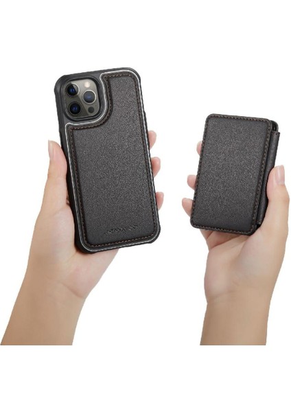 IPhone 12 Için Kılıf Pro Max Standı Fonksiyonu 2 In 1 Işlevsellik Rfıd (Yurt Dışından)