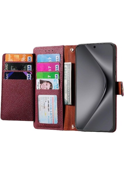 Huawei Pura 70 Için Flip Case Ultra Fermuar Darbeye Deri Kılıf Aşk (Yurt Dışından) modelleri