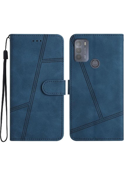 Motorola Moto G50 5g Için Flip Case Kart Yuvaları Tutucu Manyetik Cüzdan Pu (Yurt Dışından) indirimleri