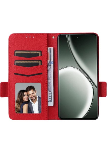 Realme Gt Neo6 Yan Toka Manyetik Kart Yuvaları Tutucu Pu Için Flip Case (Yurt Dışından) indirimleri