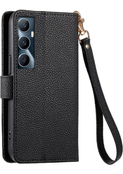 Realme C65 Aşk Fermuar Cüzdan Deri Kılıf Için Flip Case Darbeye (Yurt Dışından) fiyatları