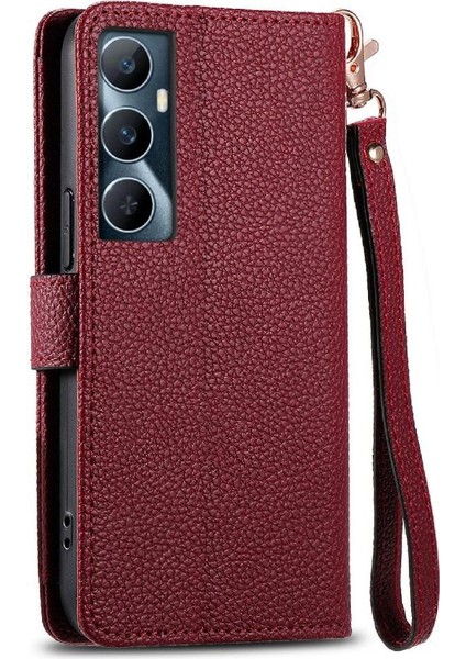 Realme C65 Aşk Fermuar Cüzdan Deri Kılıf Için Flip Case Darbeye (Yurt Dışından) modelleri