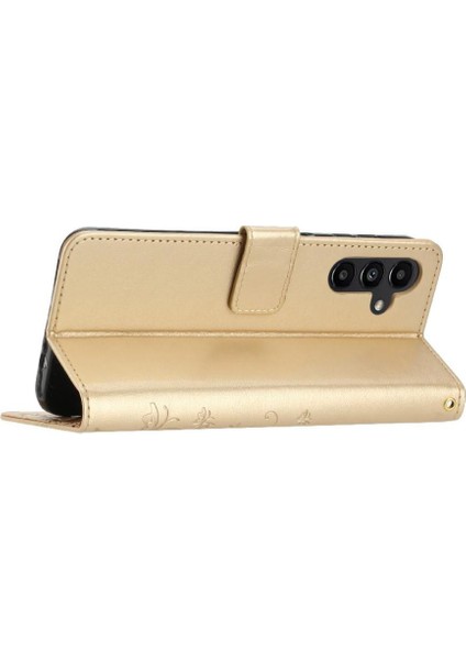 Samsung Galaxy M14 5g Bilek Kayışı Pu Deri Kart Tutucu Için Filp Durumda (Yurt Dışından) indirimleri