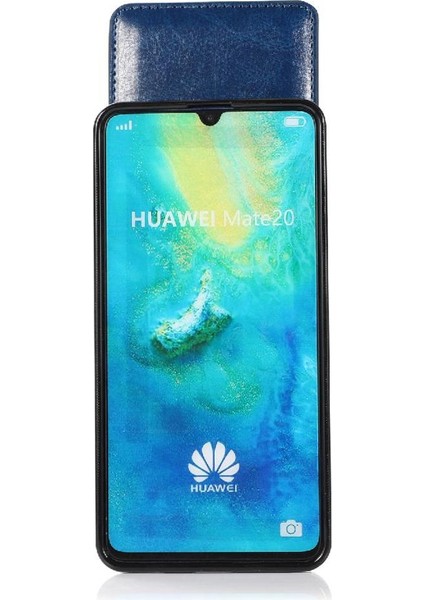 Kredi Kartı Tutucu Manyetik Toka ile Huawei Mate 20 ile Uyumlu (Yurt Dışından)