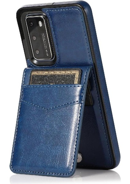 Kredi Kartı Cüzdan Toka ile Huawei P40 Pro Kart Tutucu ile Uyumlu (Yurt Dışından) fırsatları