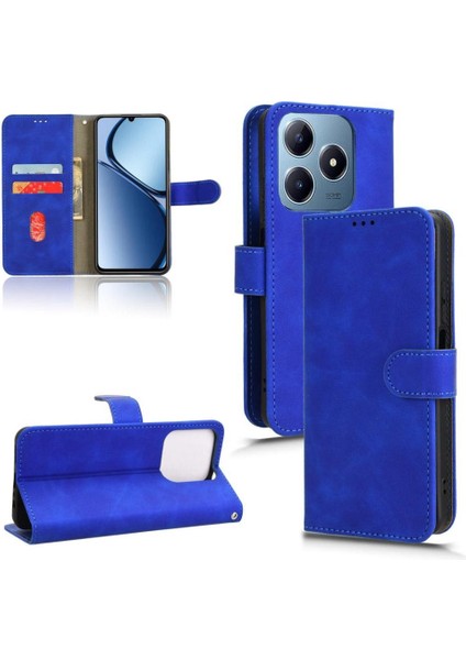 Realme C61 Kickstand Kart Yuvaları Için Flip Case Tutucu Cüzdan Yan Toka (Yurt Dışından)