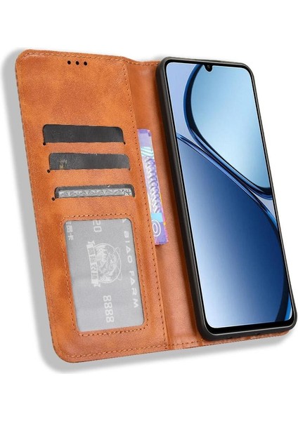 Realme C63 4g Cüzdan Pu Deri Manyetik Kapatma Için Kılıf (Yurt Dışından) indirimleri