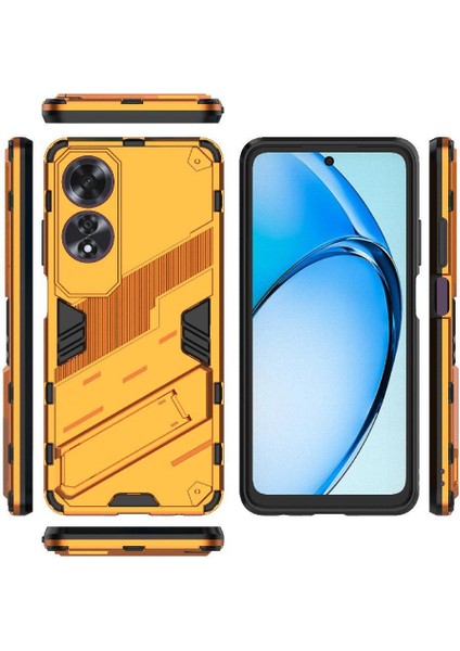 Oppo A60 4g Kickstand Koruyucu Kapak Için Kılıf Sağlam Askeri (Yurt Dışından)