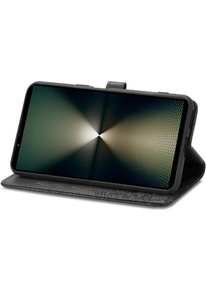 Sony Xperia 1 Vı Flip Kapak Için Flip Case Basit Iş Deri Kılıf (Yurt Dışından) modelleri