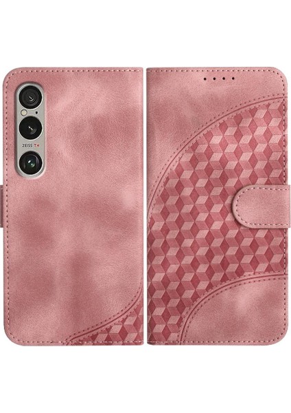 Sony Xperia 1VI 2024 Için Flip Case Darbeye Deri Kılıf Manyetik Kart (Yurt Dışından)