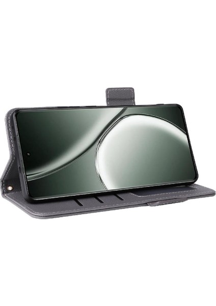 Realme Gt 6 Için Flip Case Pu Deri Manyetik Cüzdan Yan Toka Kartı (Yurt Dışından)