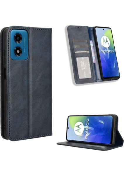 Motorola Moto G24/G24 Güç Cüzdan Manyetik Kapatma Pu Deri Kılıf (Yurt Dışından) fırsatları