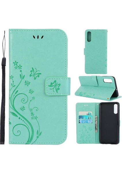 Samsung Galaxy A70/AFILP Bilek Kayışı Kart Tutucu Kickstand Pu Için Filp Durumda (Yurt Dışından)