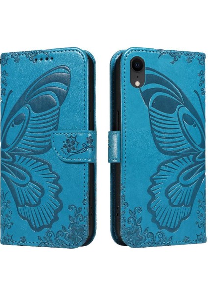 IPhone Xr Yüksek Kaliteli Deri Kredi Kartı Yuvası El ile Flip Case (Yurt Dışından)