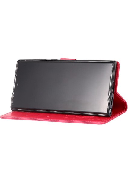 Samsung Galaxy S24 Ultra Kart Tutucu Kickstand Pu Deri Için Filp Durumda (Yurt Dışından) modelleri