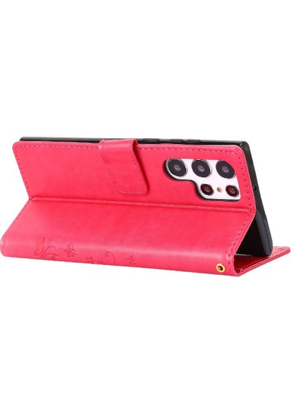 Samsung Galaxy S24 Ultra Kart Tutucu Kickstand Pu Deri Için Filp Durumda (Yurt Dışından) fırsatları
