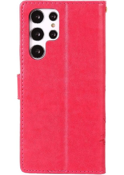 Samsung Galaxy S24 Ultra Kart Tutucu Kickstand Pu Deri Için Filp Durumda (Yurt Dışından) indirimleri