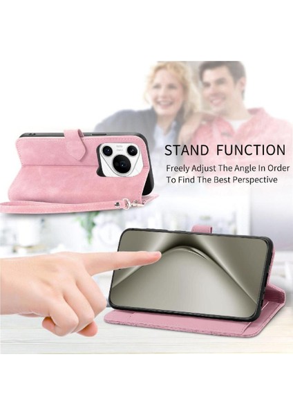 Huawei Pura 70 Pro Iş Için Flip Case Çok Renkli Flip Fermuar Tarzı (Yurt Dışından) fırsatları