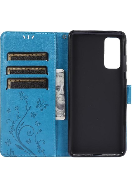 Samsung Galaxy S20 Fe 5g Için Filp Durumda Kart Tutucu Pu Deri Kickstand (Yurt Dışından)