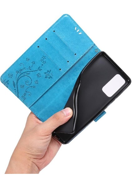 Samsung Galaxy S20 Fe 5g Için Filp Durumda Kart Tutucu Pu Deri Kickstand (Yurt Dışından)