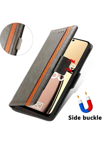 Realme C65 Çok Renkli Ekleme Iş Cüzdan Çoklu Kart Için Flip Case (Yurt Dışından) fiyatları