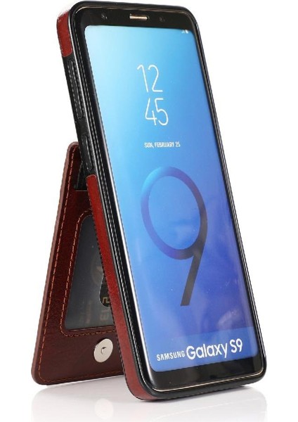 Kredi Manyetik Toka Kickstand ile Samsung Galaxy S9 ile Uyumlu (Yurt Dışından) indirimleri