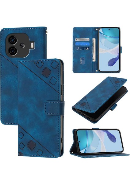 Vivo Iqoo Case Turbo 5g Kart Tutucu Manyetik Deri Cüzdan Flip Için Kılıf (Yurt Dışından)