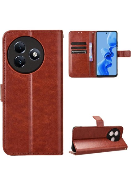 Itel S24 4g Flip Kapak Manyetik Kart Tutucu Cüzdan Için Kılıf (Yurt Dışından)
