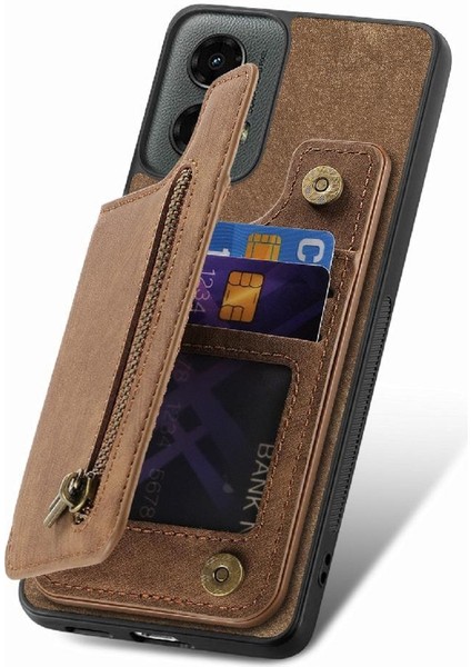 Motorola Moto G 2024 Için Kılıf Standı Fonksiyonu Katlanabilir Arka Kapak Vintage (Yurt Dışından) fiyatları