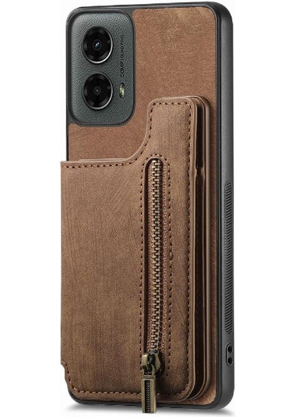 Motorola Moto G 2024 Için Kılıf Standı Fonksiyonu Katlanabilir Arka Kapak Vintage (Yurt Dışından) fırsatları