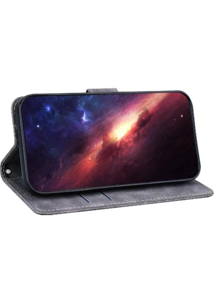 Tecno Camon 30 Premier Geometrik Kabartmalı Cüzdan Kapak Pu Için Flip Case (Yurt Dışından)