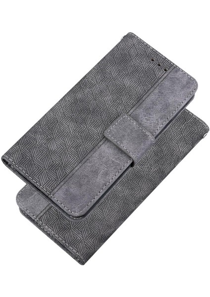 Tecno Camon 30 Premier Geometrik Kabartmalı Cüzdan Kapak Pu Için Flip Case (Yurt Dışından)