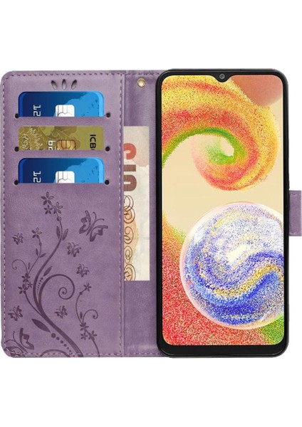 Samsung Galaxy A04 Kart Tutucu Için Kickstand Durumda Manyetik Kapatma Pu (Yurt Dışından) fırsatları