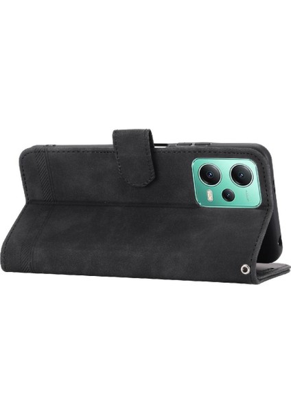 Xiaomi Redmi Not 12 Için Flip Case 4g Kart Yuvaları Bileklik Premium Nakit (Yurt Dışından)