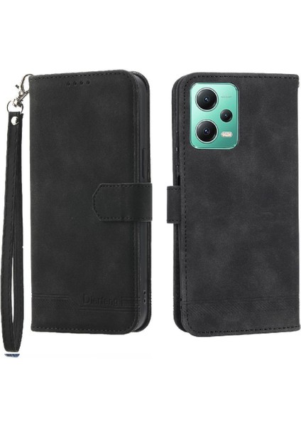 Xiaomi Redmi Not 12 Için Flip Case 4g Kart Yuvaları Bileklik Premium Nakit (Yurt Dışından)