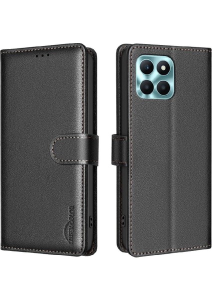 Onur X6A Rfıd Engelleme Pu Deri Manyetik Cüzdan Kartı Için Flip Case (Yurt Dışından)