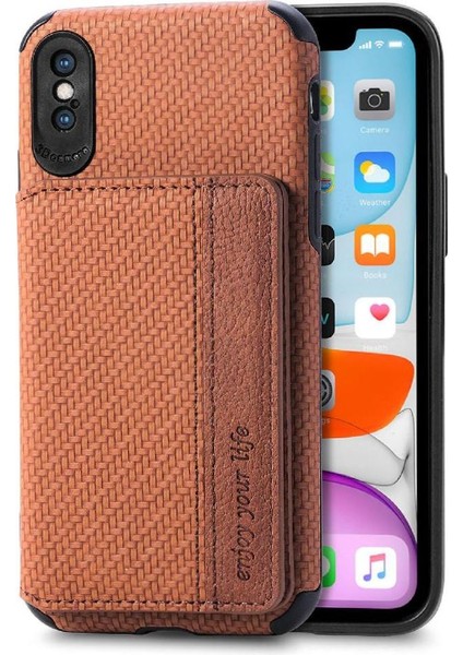 IPhone Xs Max Rfıd Engelleme Standı Fonksiyonu Manyetik Kart Tutucu (Yurt Dışından)