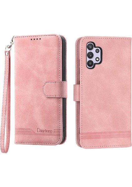 Samsung Galaxy A32 5g Manyetik Kapatma Premium Bileklik Için Flip Case (Yurt Dışından) modelleri