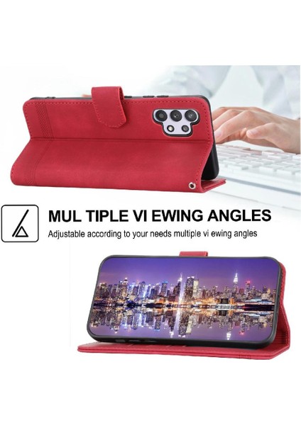 Samsung Galaxy A32 5g Manyetik Kapatma Premium Bileklik Için Flip Case (Yurt Dışından) modelleri