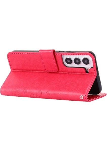 Samsung Galaxy S22 5g Kickstand Kart Tutucu Manyetik Kapatma Için Filp Durumda (Yurt Dışından)